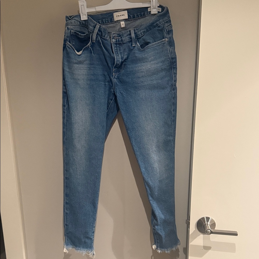 Frame Denim Women's Light Blue Ankle Jeans